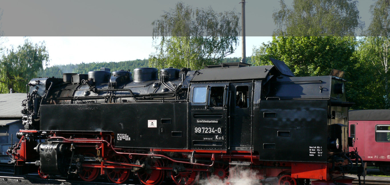 Fahrt auf der Dampflok